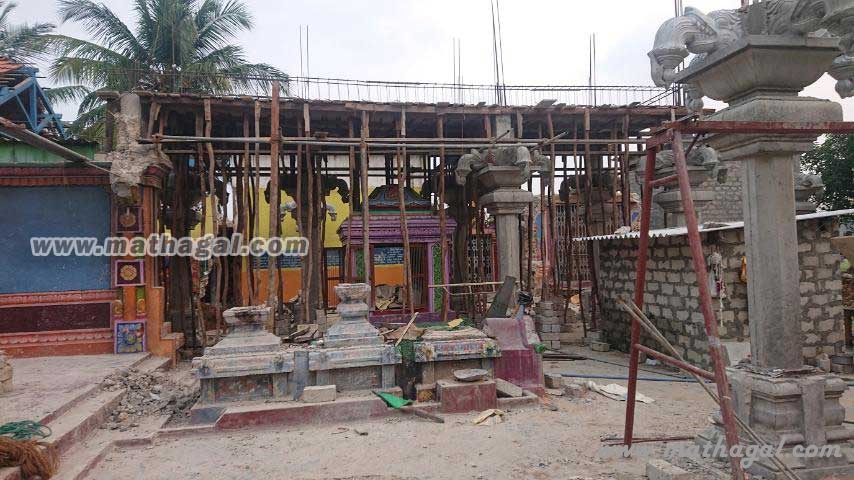 Mathagal panakaveddi temple construction